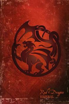 Paperback Red Dragon Journal: (Notebook, Diary, Blank Book) 6x9" Book