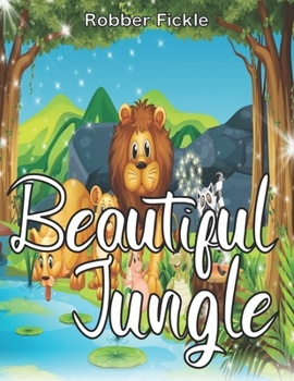 Paperback Beautiful Jungle: An Adult Coloring Book. Book