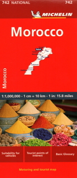 Loose Leaf Michelin Map Africa Morocco 742 Book