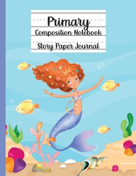 Paperback Primary Composition Notebook, Story Paper Journal Book