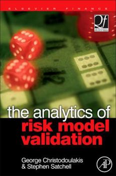 Hardcover The Analytics of Risk Model Validation Book