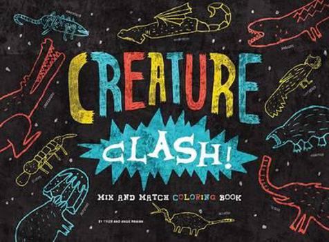 Paperback Creature Clash! Mix and Match Coloring Book