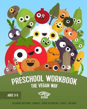 Paperback Preschool Workbook: The Vegan Way Book