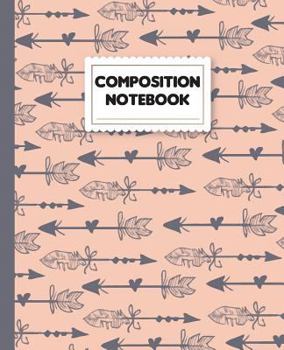 Paperback Composition Notebook: Boho School Notebook 7.5"x9.25" With 100 Pages (College Ruled School Notebook) - Notebook For School: School Compositi Book