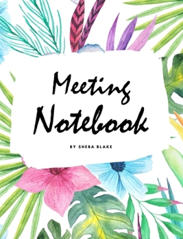 Hardcover Meeting Notebook for Work (Large Hardcover Planner / Journal) Book