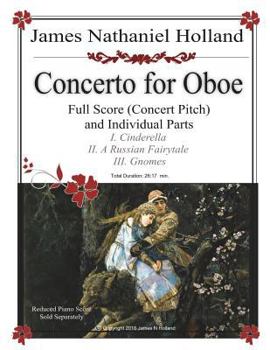 Paperback Concerto for Oboe Full Score and Individual Parts Book