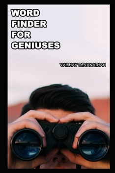 Paperback Word Finder For Geniuses Book