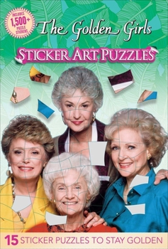 Paperback Golden Girls Sticker Art Puzzles Book