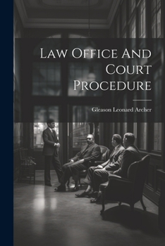 Paperback Law Office And Court Procedure Book