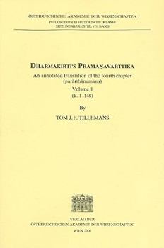 Paperback Dharmakirtis Pramanavarttika: An Annotated Translation of the Fourth Chapter, Volume 1 Book