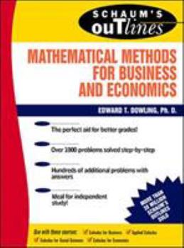 Paperback Schaum's Outline of Mathematical Methods for Business and Economics Book