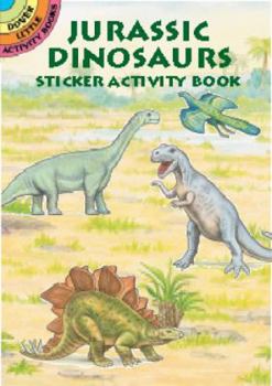 Paperback Jurassic Dinosaurs Sticker Activity Book