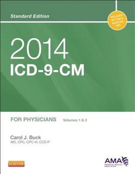 Paperback 2014 ICD-9-CM for Physicians, Volumes 1 and 2, Standard Edition (AMA Physician ICD-9-CM) Book
