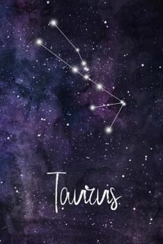 Paperback Taurus: Constellation Journal or Notebook, Deep Space and Taurus Design, Blank Journal or Personal Notebook, 6"x9", 150 Blank Book