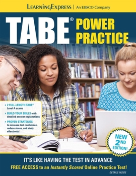 Paperback Tabe Power Practice Book