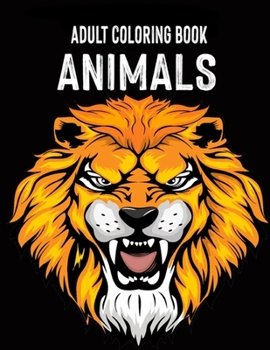 Paperback Adult Coloring Book - Animals Book