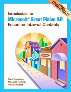 Paperback Introduction to Microsoft Great Plains 8.0: Focus on Internal Controls Book