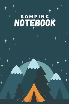 Camping notebook: Funny camping gifts for men and women and kids | Lined notebook/journal/logbook