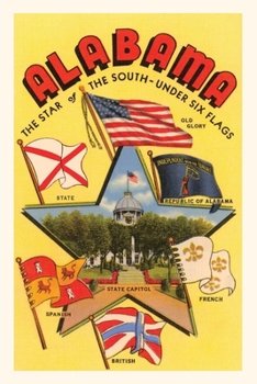 Paperback Vintage Journal Six Flags of Alabama Book