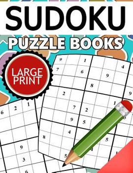 Paperback Sudoku Puzzle Books LARGE Print: Easy, Medium to Hard Level Puzzles for Adult [Large Print] Book