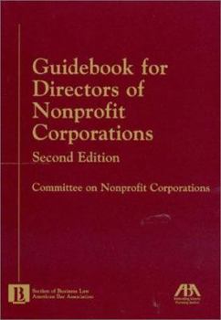 Paperback Guidebook for Directors of Nonprofit Corporations, Second Edition Book