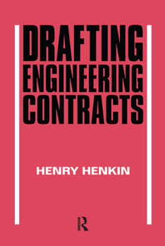 Paperback Drafting Engineering Contracts Book