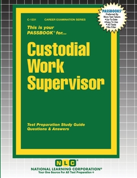 Paperback Custodial Work Supervisor Book