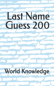 Paperback Last Name Guess 200 Book