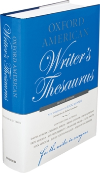 Hardcover Oxford American Writer's Thesaurus Book