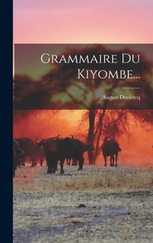 Hardcover Grammaire Du Kiyombe... [French] Book