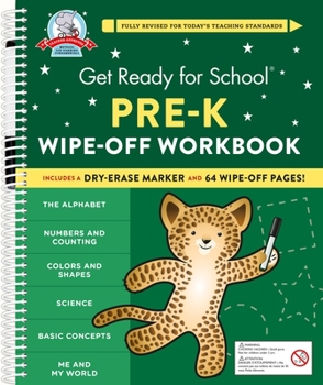 Spiral-bound Get Ready for School: Pre-K Wipe-Off Workbook Book