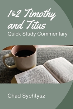 Paperback 1 & 2 Timothy and Titus Quick Study Commentary Book