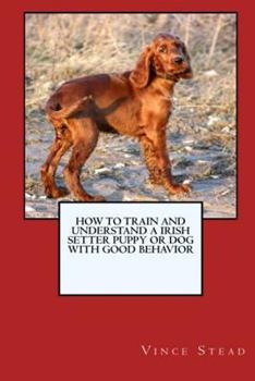 Paperback How to Train and Raise a Irish Setter Puppy or Dog with Good Behavior Book