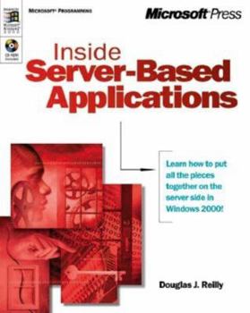 Paperback Inside Server-Based Applications [With CDROM] Book