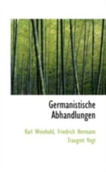 Paperback Germanistische Abhandlungen Book