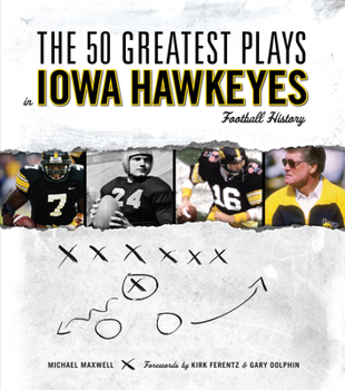 Hardcover The 50 Greatest Plays in Iowa Hawkeyes Football History Book