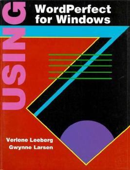 Paperback Using Wordperfect for Windows Book