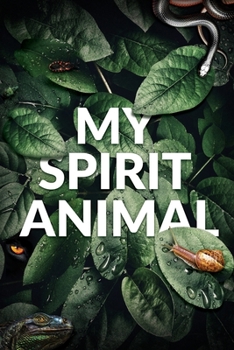 Paperback My Spirit Animal: Wide Ruled Lined School Journal - 110 Pages - 6 x 9" - Composition Notebook, Diary Book