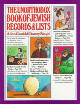 Paperback The Unorthodox Jewish Book of Records and Lists Book