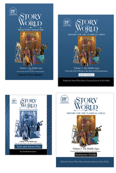 The Story of the World, Volume 2: The Middle Ages Bundle, 25th Anniversary Edition: From the Fall of Rome to the Rise of the Renaissance