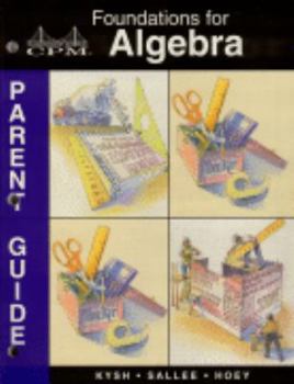 Paperback Parent Guide for Foundations for Algebra: Years 1 and 2 Book