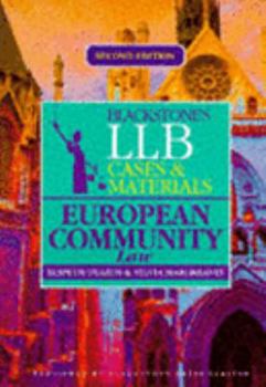 Paperback Blackstone's LLB: Cases and Materials - European Community Law (LLB Learning: Cases and Materials) (Blackstones LLB Cases & Materials) Book