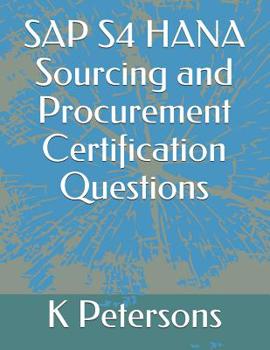 Paperback SAP S4 HANA Sourcing and Procurement Certification Questions Book