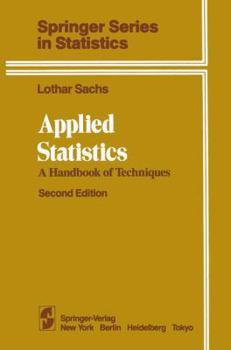 Hardcover Applied Statistics: A Handbook of Techniques (Springer Series in Statistics) Book