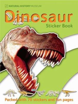 Paperback Natural History Museum Dinosaur Sticker Book (Natural History Museum) Book