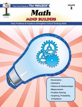 Paperback Math Mind Builders (Daily Problems & Puzzles to Strengthen Critical-Thinking Skills, Grade 2) Book