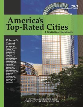 Paperback America's Top-Rated Cities, Vol. 3 Central, 2021: 0 Book