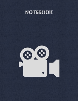 Paperback Notebook: Lined Notebook 100 Pages (8.5 x 11 inches), Used as a Journal, Diary, or Composition book - Filming Book