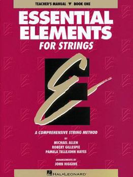 Spiral-bound Essential Elements for Strings - Book 1 (Original Series): Teacher Manual Book