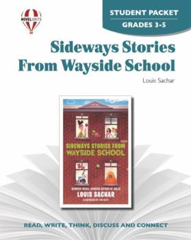 Paperback Sideways Stories from Wayside School - Student Packet by Novel Units Book